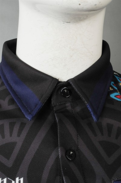 DS077 custom dart shirt design full printing dart shirt dart shirt manufacturer black detail view-7